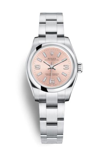 The 26 mm replica Rolex Oyster Perpetual 26 176200 watches are designed for females.