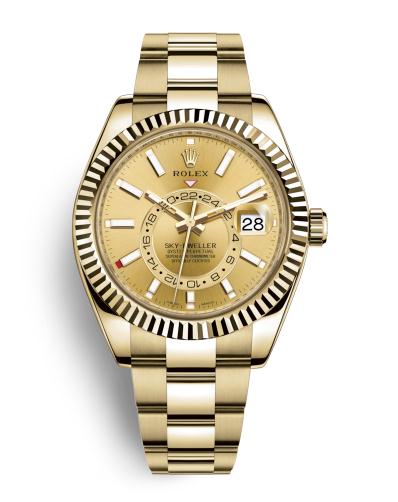 The replica Rolex Sky-Dweller 326938 watches with 72 hours power reserve are worth for you.